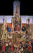 unknow artist The Source of Life and the Triumph of Church over the Synagogue Spain oil painting artist